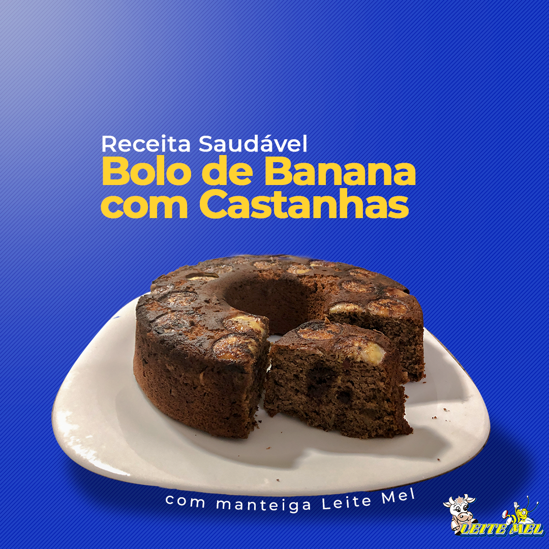 You are currently viewing Bolo de Banana com Castanhas